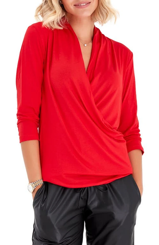 Accouchée Surplice V-Neck Maternity/Nursing Top in at Nordstrom