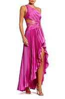 Mac Duggal Pleated One-Shoulder Gown at Nordstrom,