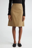 Proenza Schouler Adele Cotton Twill Skirt Drab at Nordstrom,