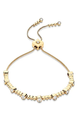 Sara Weinstock Isadora Bezel & Bead Slider Bracelet in 18K Yg at Nordstrom