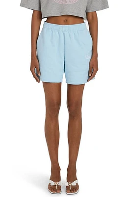 Versace 1978 Re-Edition Logo Cotton Sweat Shorts Pale Blue/Bianco at Nordstrom, Us