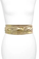 Ada Classic Wrap Belt in Gold at Nordstrom