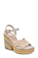 Dolce Vita Cale Woven Raffia Platform Sandal at Nordstrom,