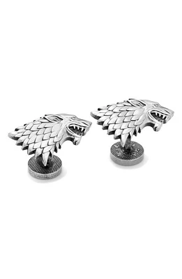 Cufflinks, Inc. Stark Dire Wolf Cuff Links in Silver at Nordstrom