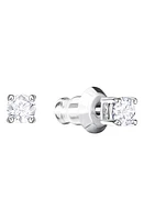 Swarovski Attract Crystal Stud Earrings in Silver /Clear Crystal at Nordstrom