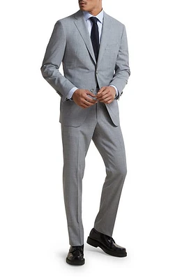 Samuelsohn Contemporary Fit Loop Wool Suit Light Grey at Nordstrom,