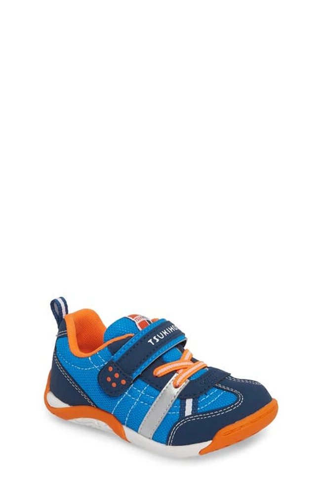 Tsukihoshi Kaz Washable Sneaker Navy/Tangerine at Nordstrom, M