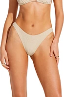 Vitamin A Isla V-Cut Bikini Bottoms Natural at Nordstrom,