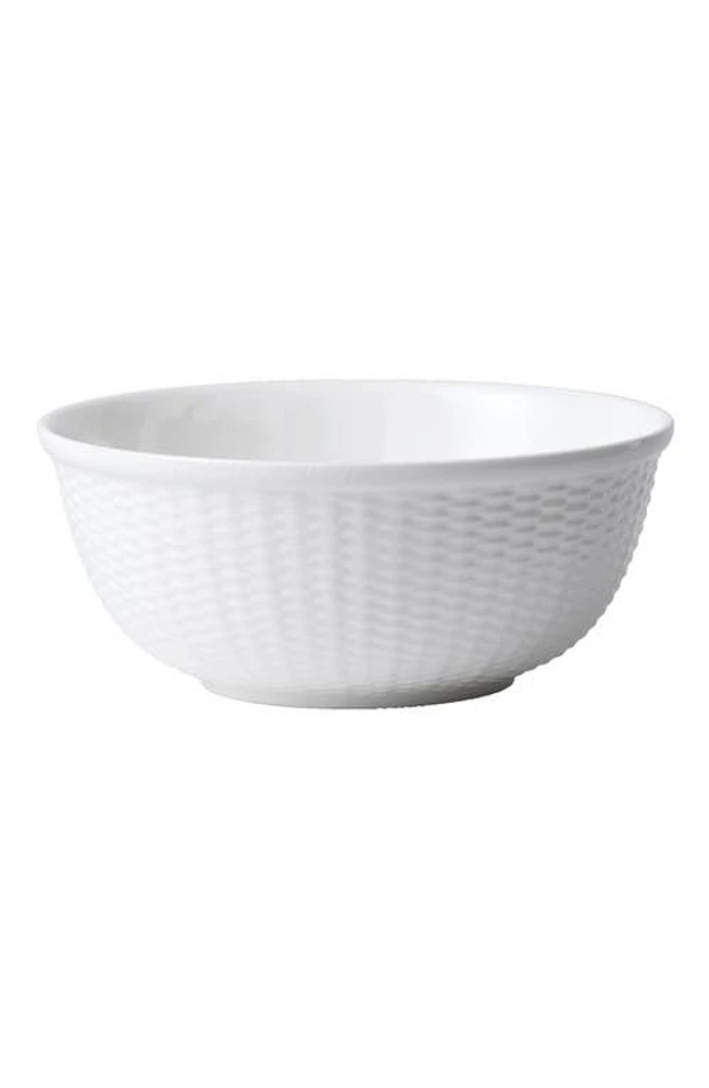 Wedgwood Nantucket Basket Bone China Stacking Bowl in White at Nordstrom