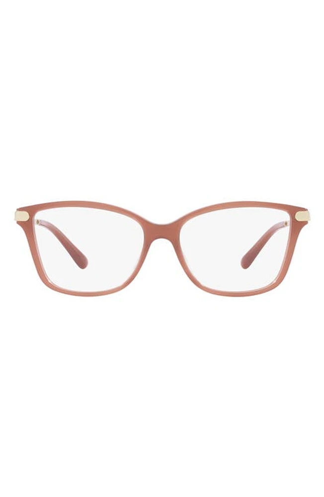 Michael Kors Georgetown 54mm Round Optical Glasses in Pink at Nordstrom