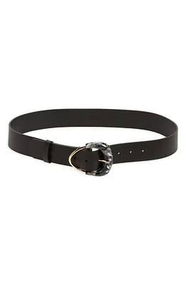 Nordstrom Juliet Marbled Buckle Leather Belt Combo at Nordstrom,