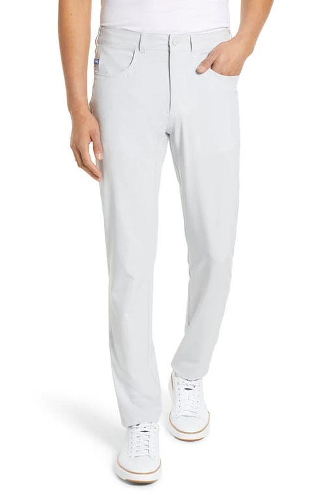 Mizzen+Main Traverse Five-Pocket Performance Pants Gray Solid at Nordstrom, X