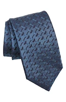 Canali Geometric Silk Tie in at Nordstrom