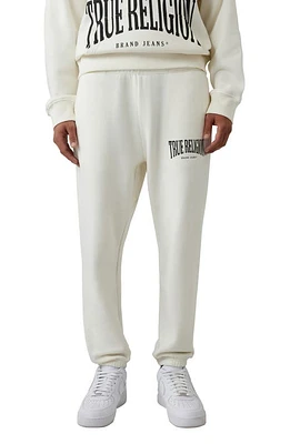 True Religion Brand Jeans Relaxed Stretch Arch Joggers Winter White at Nordstrom,