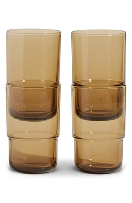 Our Place Night & Day Set of 4 Tall Glasses in Dusk at Nordstrom