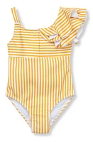 Habitual Kids Kids' Rumba Glow One-Shoulder One-Piece Swimsuit Orange at Nordstrom,