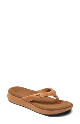 Reef Cushion Cloud Platform Flip Flop Natural at Nordstrom,