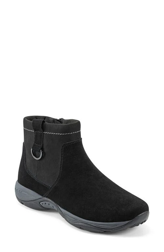 Easy Spirit Elton Water Resistant Zip Bootie in Blk01 at Nordstrom, Size 8