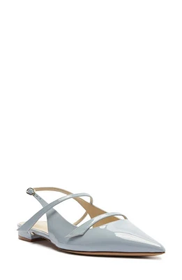 Alexandre Birman Tita Pointed Toe Slingback Flat Azzuro at Nordstrom,