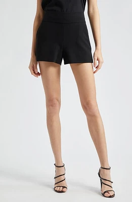 Alice + Olivia Donald High Waist Shorts Black at Nordstrom,