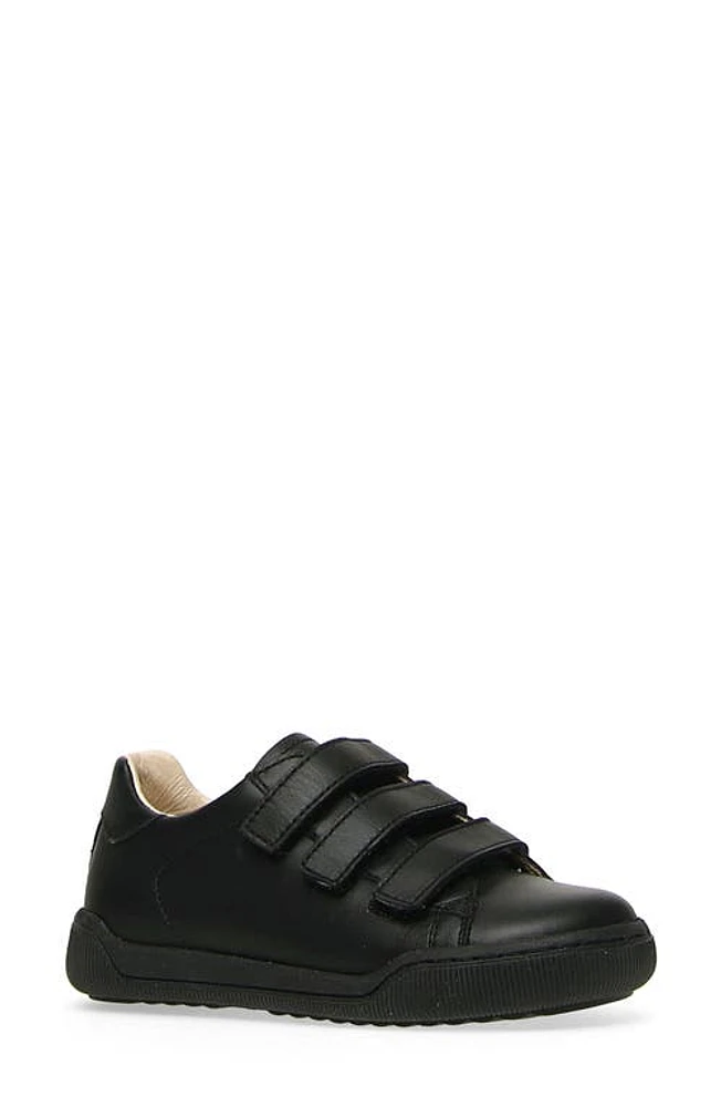 Naturino Kids' Gempe Leather Sneaker Black at Nordstrom,