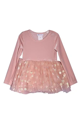 Iris & Ivy Velvet Tutu Dress in Blush at Nordstrom, Size 24M