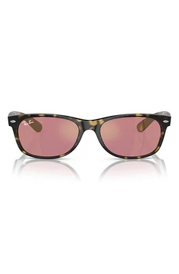 Ray-Ban 55mm Polarized Square Wayfarer Sunglasses in Havana at Nordstrom