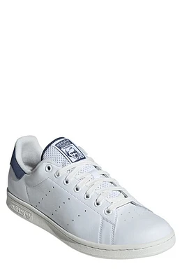 adidas Stan Smith Low Top Sneaker White/White/Preloved Ink at Nordstrom,