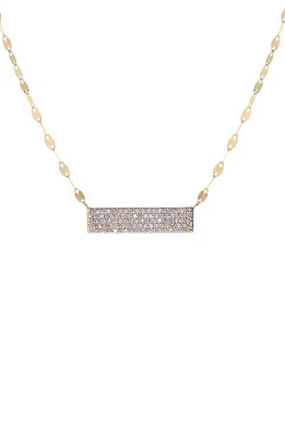 Lana Vanity Tag Pendant Necklace in Yellow Gold at Nordstrom, Size 16