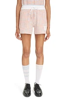 Thom Browne Check Tweed Shorts Orange at Nordstrom, Us