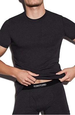 TOM FORD Cotton Jersey Crewneck T-Shirt at Nordstrom,