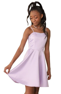 Un Deux Trois Kids' Fit & Flare Dress Lilac at Nordstrom,