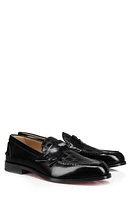 Christian Louboutin Moc Toe Penny Loafer Black at Nordstrom,