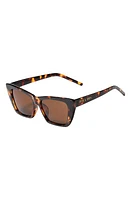 Fifth & Ninth Ainsley 68mm Cat Eye Sunglasses in Torte/Brown at Nordstrom