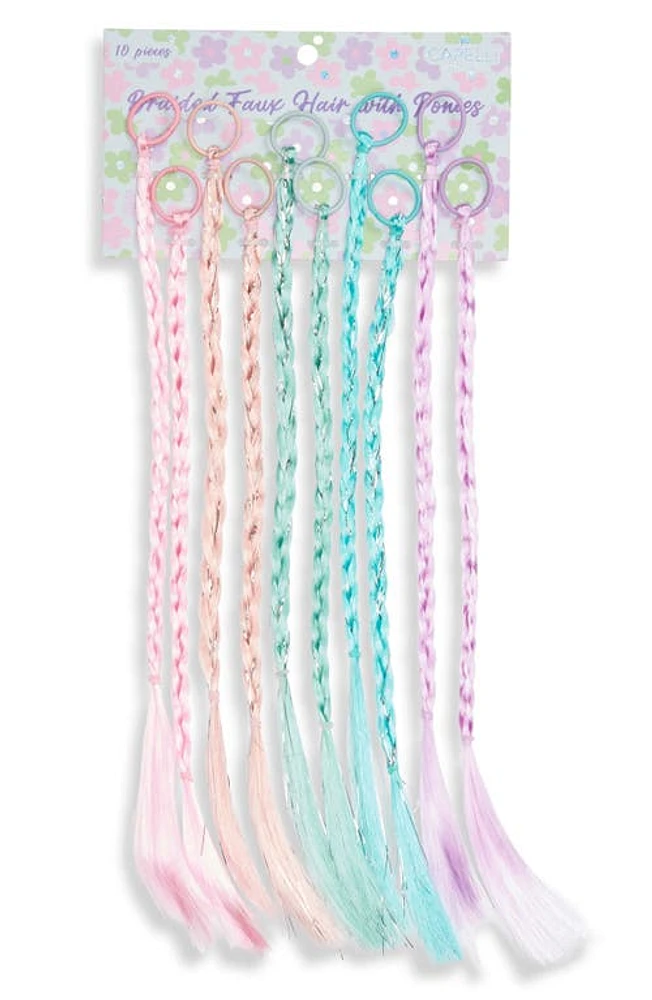 Capelli New York Kids' 10-Pack Mini Faux Hair Clips in Pink Combo at Nordstrom