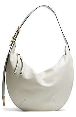 rag & bone Spire Leather Hobo Bag in Antique White at Nordstrom