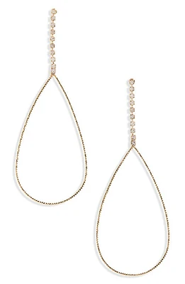 Panacea Hammered Teardrop Earrings in Gold at Nordstrom