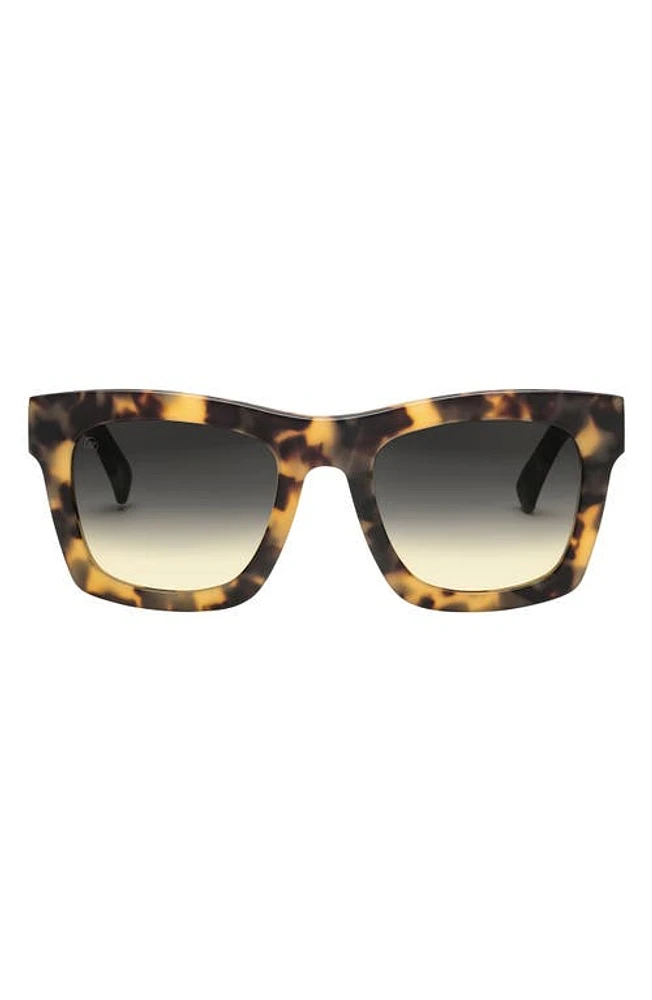 Electric Crasher 54mm Rectangle Sunglasses in Matte Tort/Black Gradient at Nordstrom