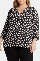 NYDJ Semisheer Pintuck Blouse at Nordstrom,