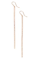 Nashelle Pure Bar Drop Earrings in Rose Gold at Nordstrom