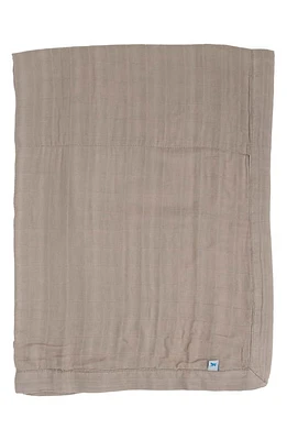 little unicorn Organic Cotton Muslin Baby Blanket in Oatmeal at Nordstrom