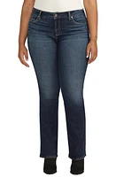 Silver Jeans Co. Elyse Mid Rise Bootcut Indigo at Nordstrom,