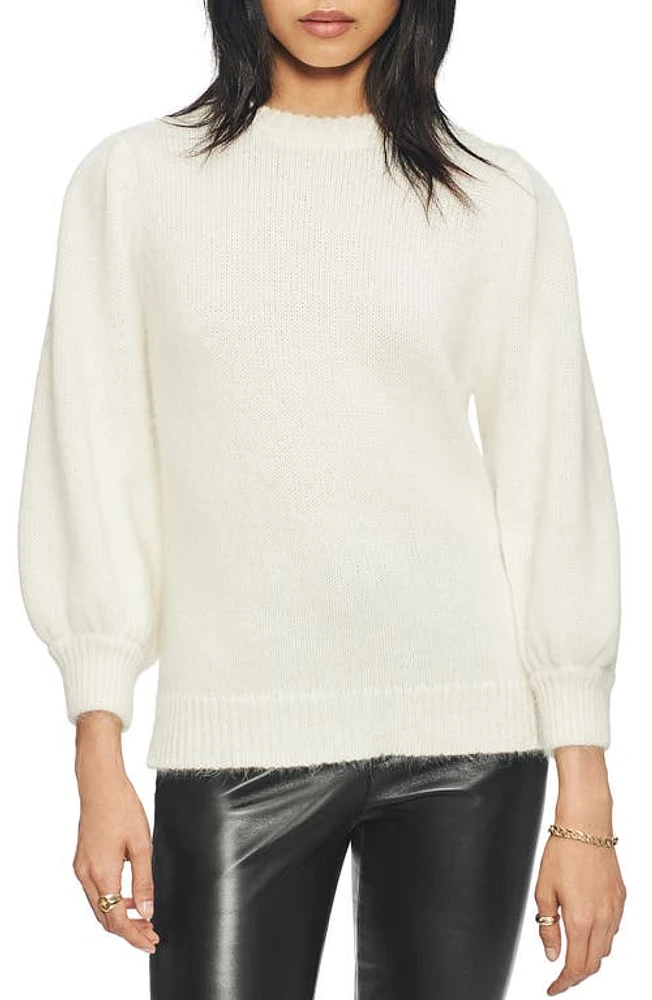 ANINE BING Rosalind Angora & Wool Sweater White at Nordstrom,