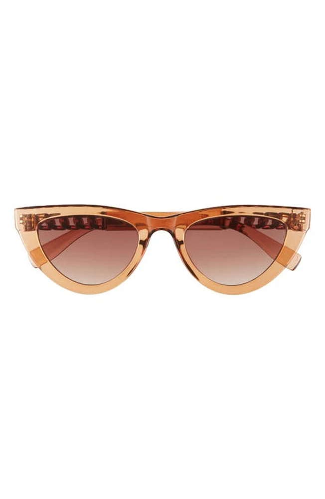 BP. Cat Eye Sunglasses in Brown- Gold at Nordstrom