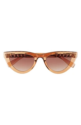 BP. Cat Eye Sunglasses in Brown- Gold at Nordstrom