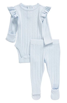 Nordstrom Bodysuit & Footed Pants Set at Nordstrom,