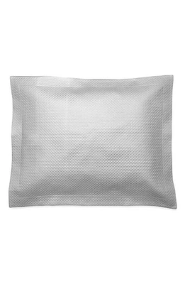 Matouk Alba 600 Thread Count Quilted Sham in Silver at Nordstrom