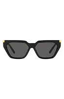 Tiffany & Co. 56mm Irregular Sunglasses in Black at Nordstrom