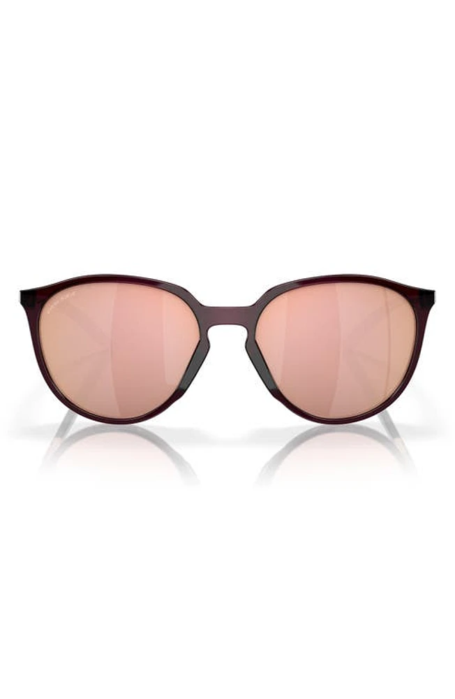 Oakley Sielo 57mm Round Sunglasses in Rose Gold at Nordstrom