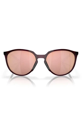 Oakley Sielo 57mm Round Sunglasses in Rose Gold at Nordstrom